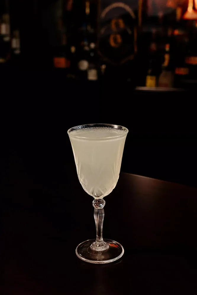 Daiquiri served in glassware