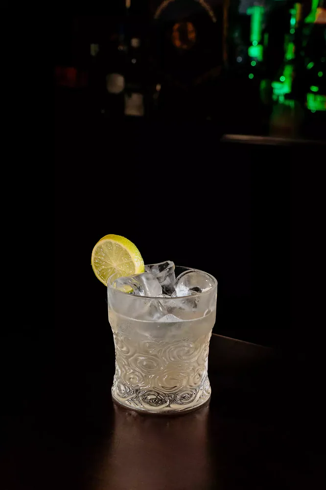 Tommy’s Margarita served in glassware
